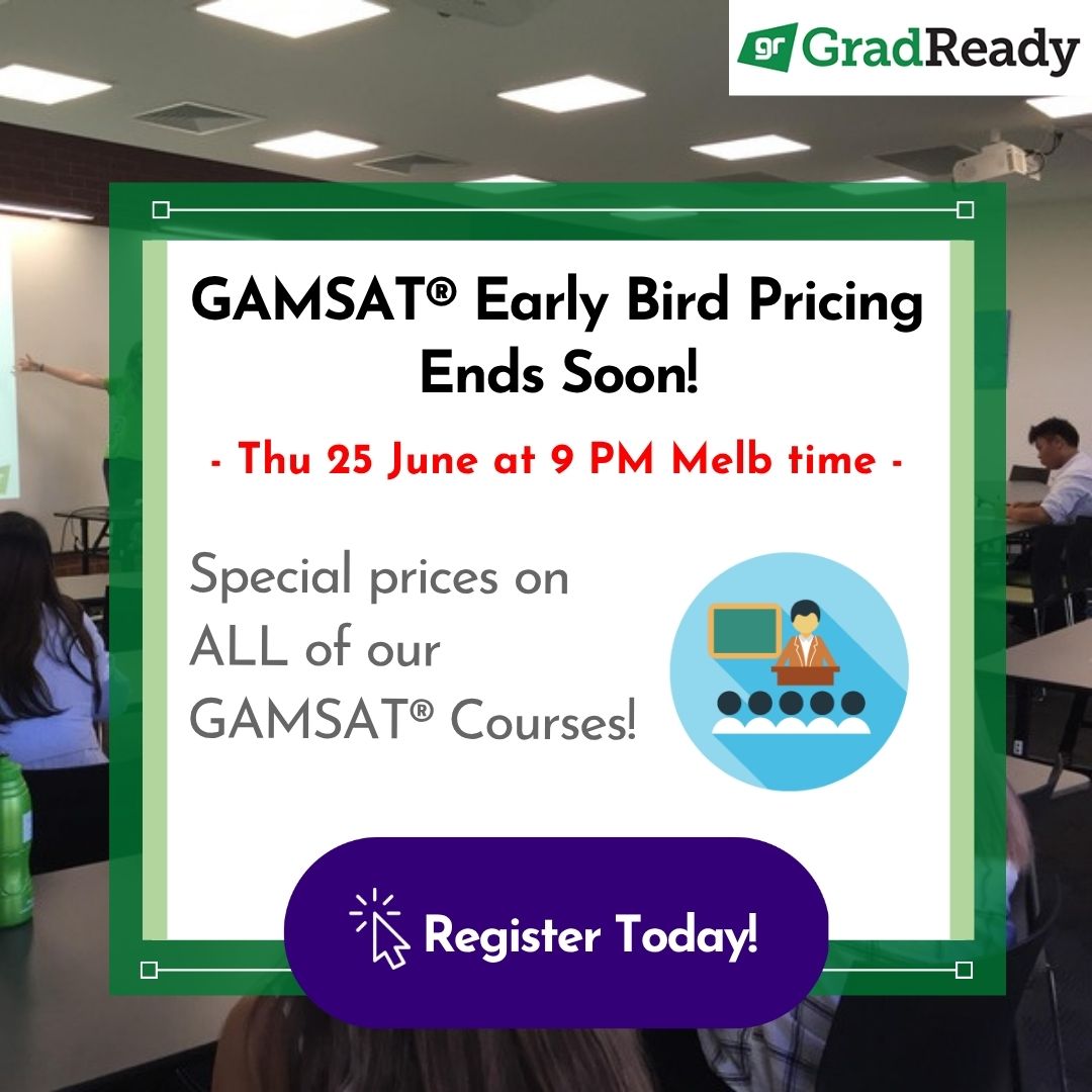 Promotional ad image displayed on GAMSAT hero pages and blog posts. Upload via PageAssets admin. Set click-through URL on the asset edit screen.