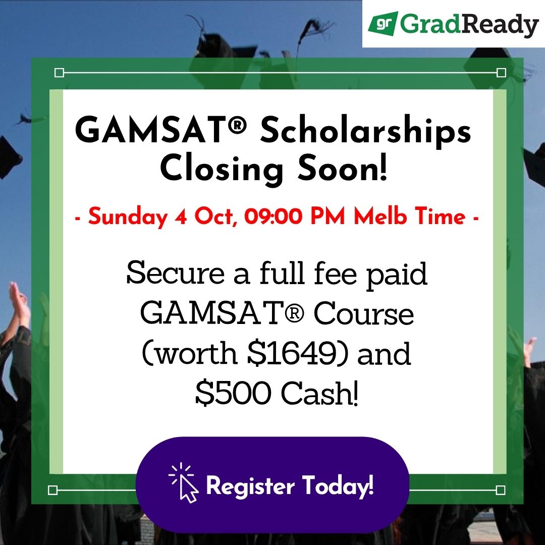 Promotional ad image displayed on GAMSAT hero pages and blog posts. Upload via PageAssets admin. Set click-through URL on the asset edit screen.