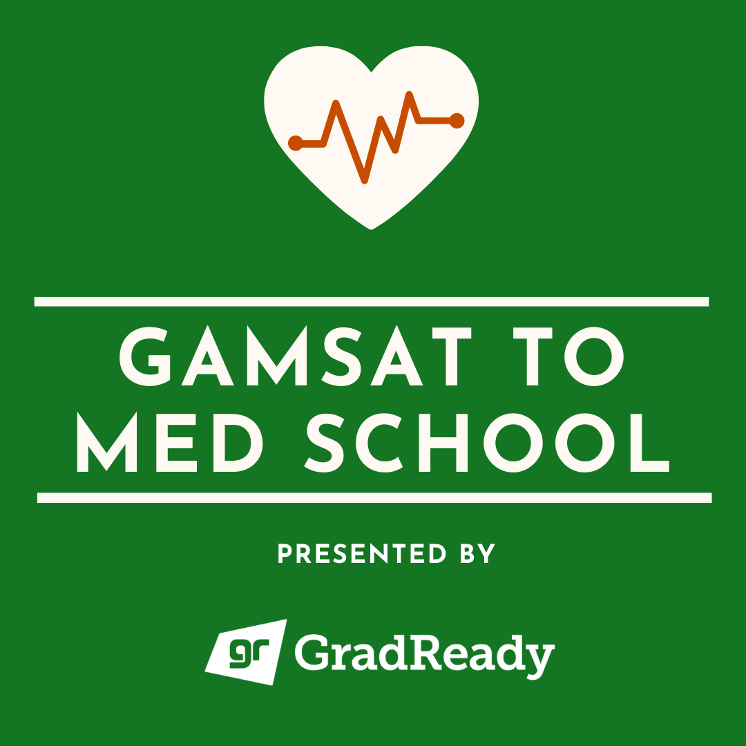 Icon for the GradReady GAMSAT Podcast on the free preparation materials page